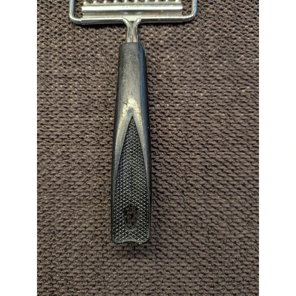 Vintage EKCO USA Wire Cheese Slicer Black Composite Handle Kitchen Utensil MCM
